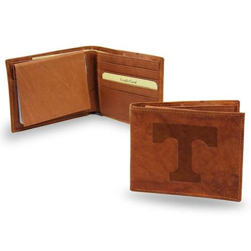 Tennessee Volunteers Embossed Leather Bill-Fold (Man-made Interior)