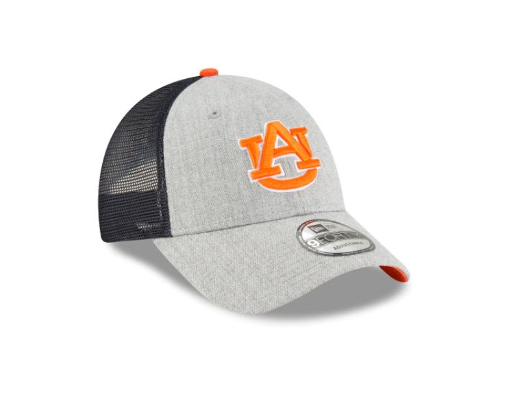 Auburn Tigers - 9Forty Heathered Gray & Black Hat, New Era