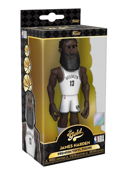 Funko NBA: Brooklyn Nets - James Harden 5" Vinyl Gold Figure (with Chase)