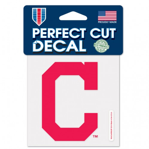 Cleveland Indians 4x4 Die Cut Decal