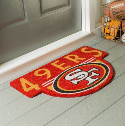 San Francisco 49ers - Shaped Coir Punch Mat