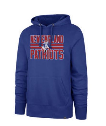 New England Patriots - Block Stripe Headline Hoodie