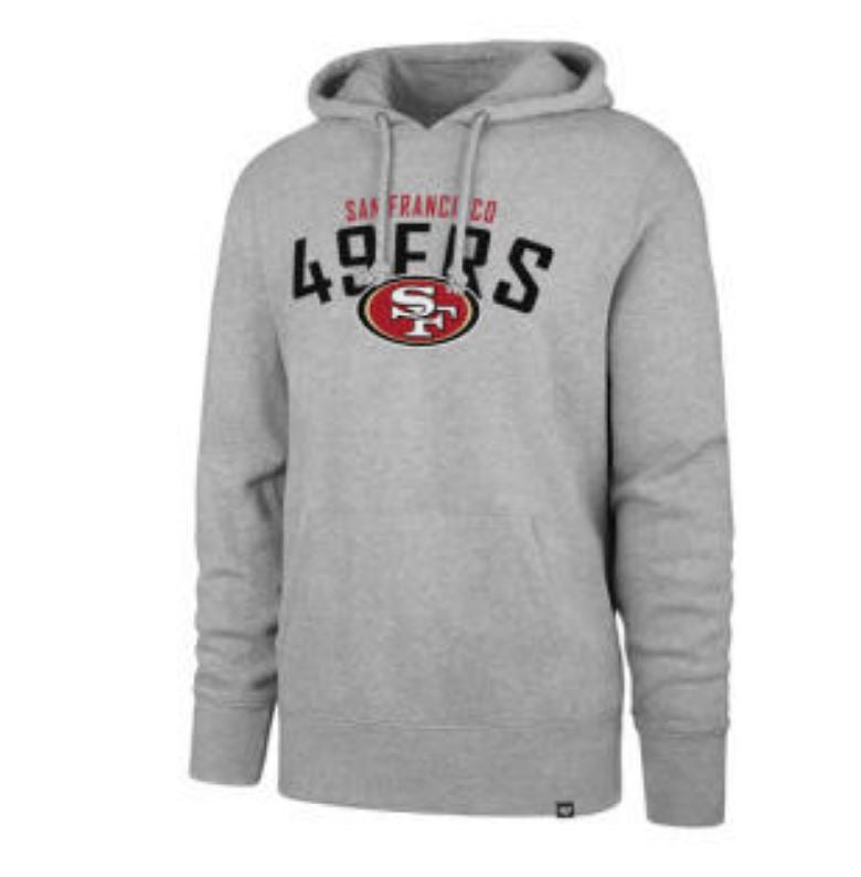 San Francisco 49ers - OutRush Headline Grey Hoodie