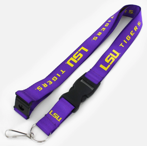 LSU Tigers - Team Color Lanyard