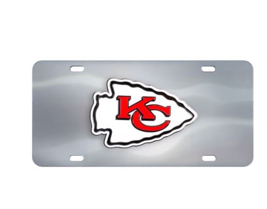 Kansas City Chiefs - Diecast License Plate