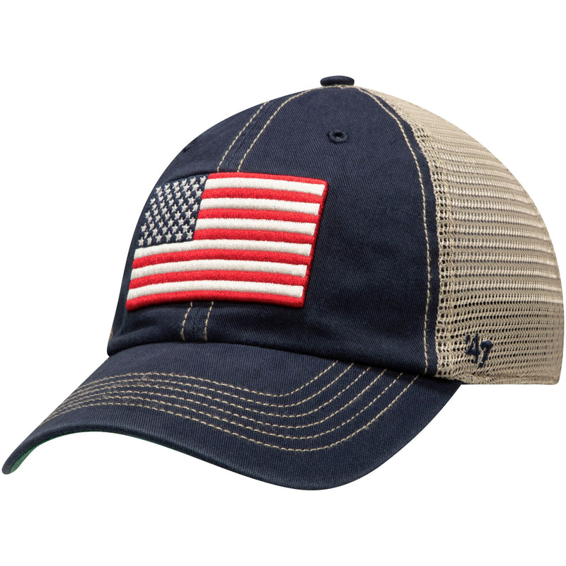 NCAA OHT Military Appreciation Flag Trawler Clean Up Trucker Adjustable Hat