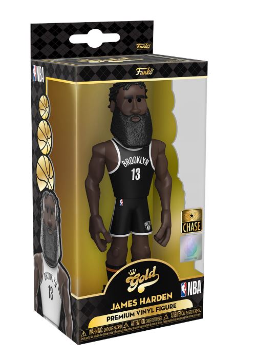 Funko NBA: Brooklyn Nets - James Harden 5" Vinyl Gold Figure (with Chase)