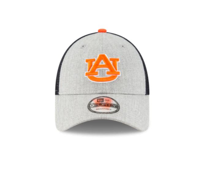 Auburn Tigers - 9Forty Heathered Gray & Black Hat, New Era