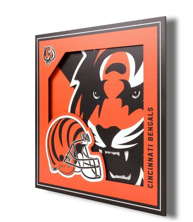 Cincinnati Bengals - LSWA 12" x 12" Home Decor