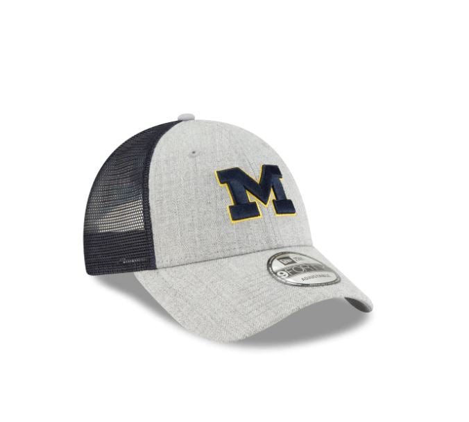 Michigan Wolverines - 9Forty Heathered Trucker Hat, New Era