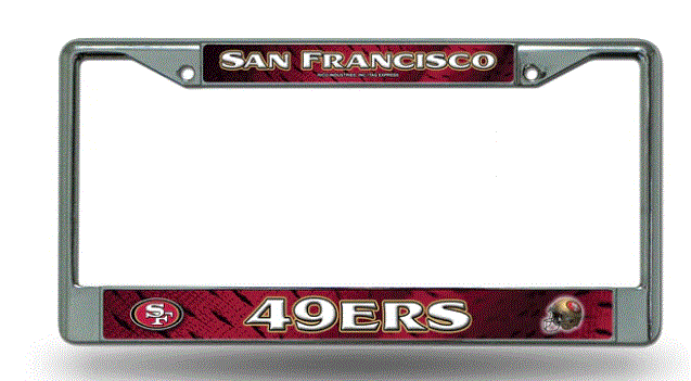 San Francisco 49ers - EZ View Chrome Frame