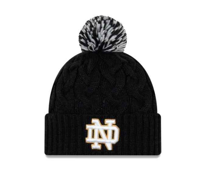 Notre Dame Fighting Irish - Women's Cozy Cable Knit Beanie, New Era