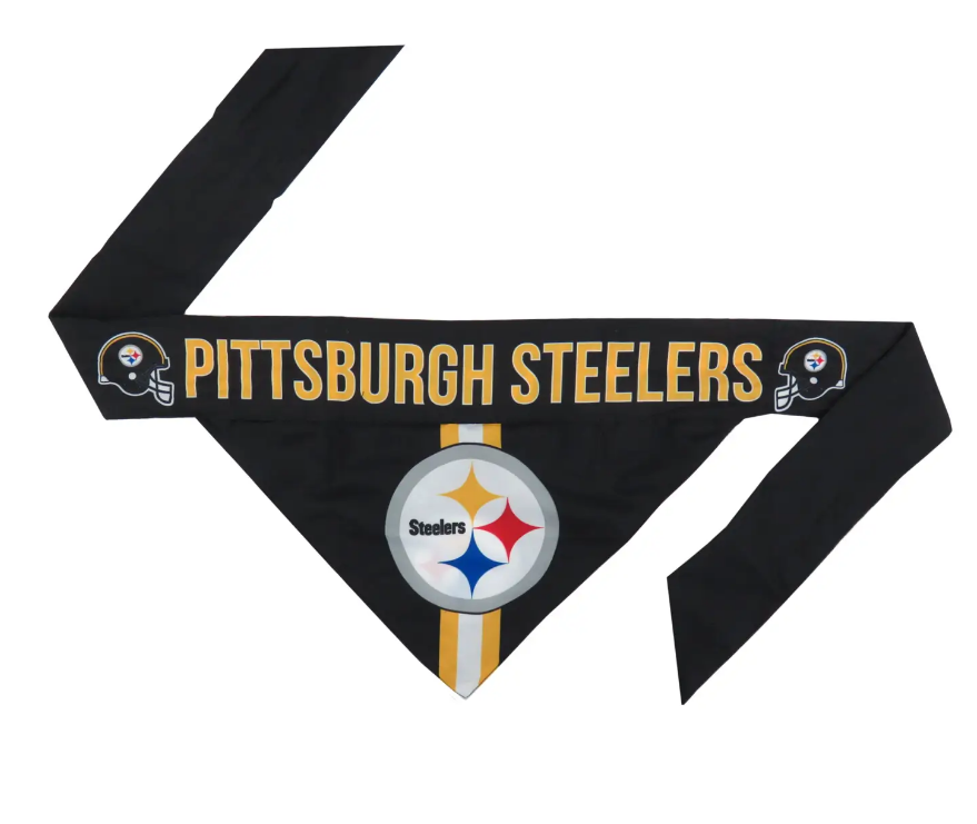 Pittsburgh Steelers - Reversible Pet Bandana for Dogs & Cats