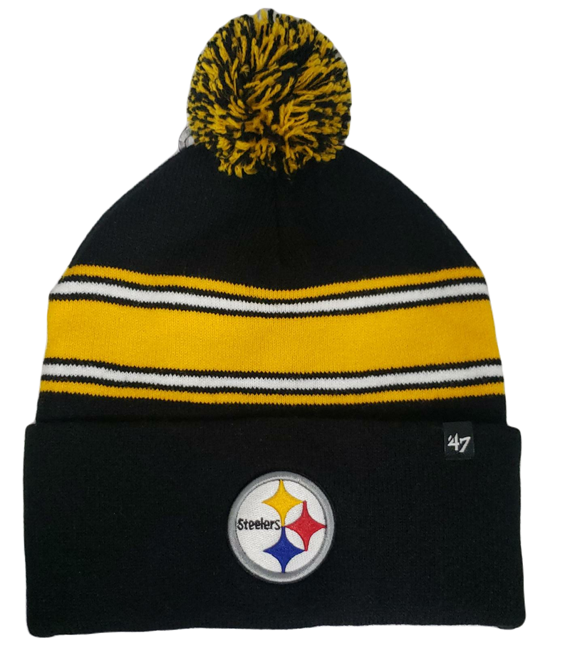 Pittsburgh Steelers - Breakaway Cuffed Knit Beanie, 47 Brand