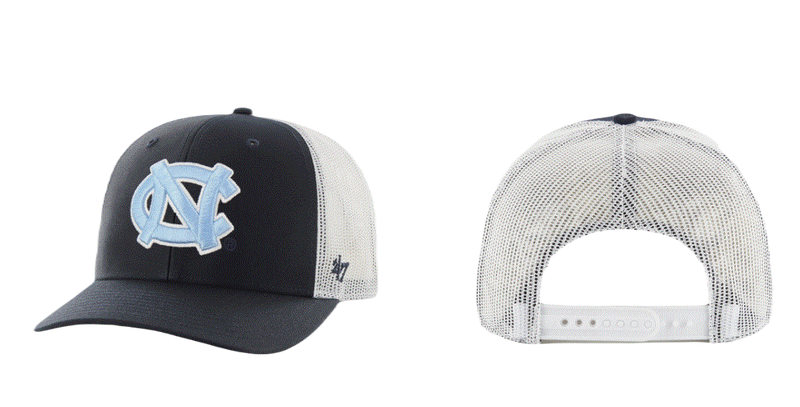 North Carolina Tar Heels - UNC Trucker Hat, 47 Brand