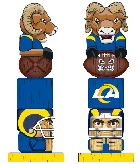 Los Angeles Rams - LA Rams Blue & Gold Team Garden Statue