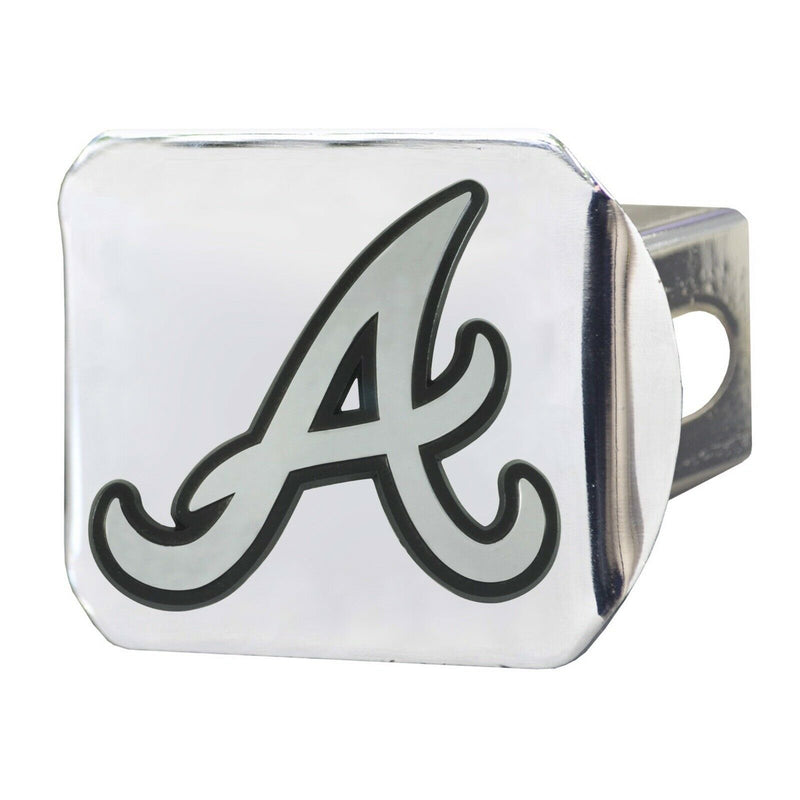 Atlanta Braves - Hitch Cover in Chrome Finish