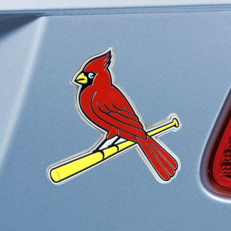 St. Louis Cardinals - 3" x 3.2" Color Metal Emblem