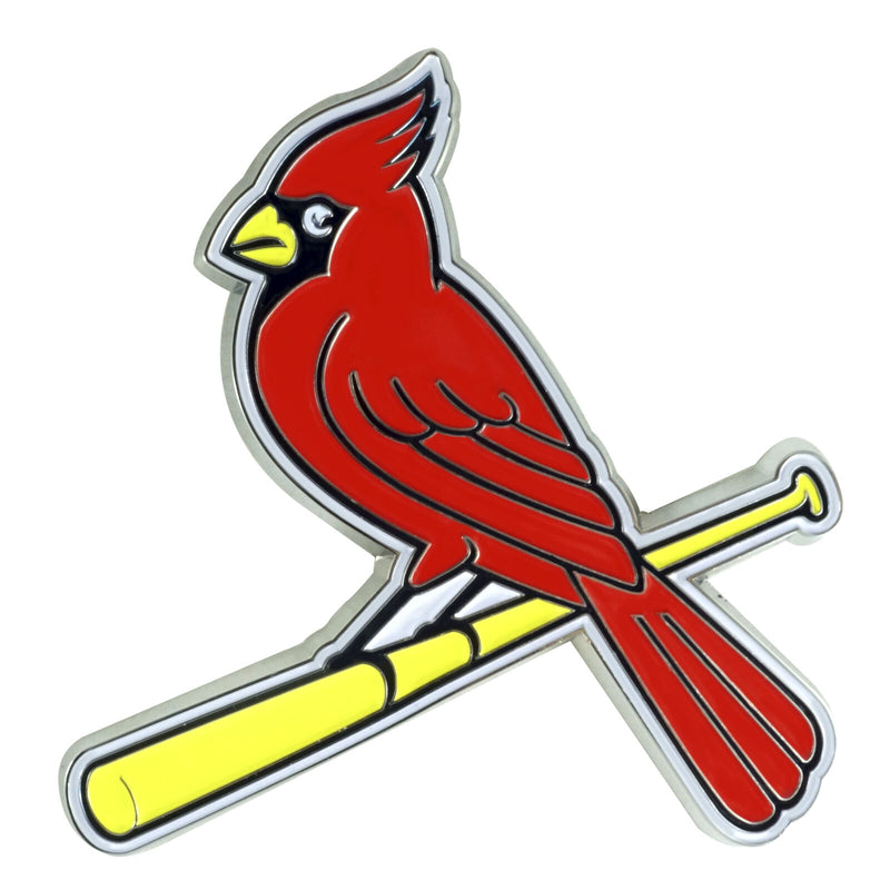 St. Louis Cardinals - 3" x 3.2" Color Metal Emblem