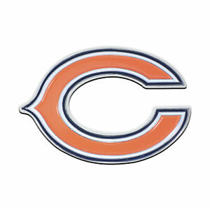 Chicago Bears - Logo Metal 3" x 3.2" Auto Emblem