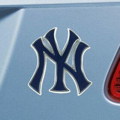 New York Yankees - Logo 3" x 3.2" Metal Auto Emblem