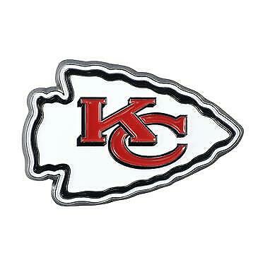 Kansas City Chiefs - Logo Metal 3" x 3.2" Auto Emblem