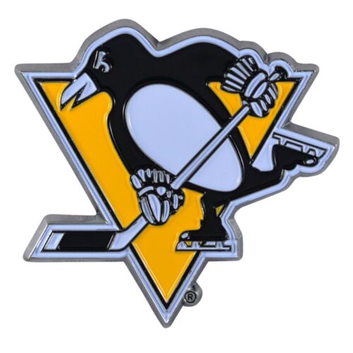 Pittsburgh Penguins - Logo Metal 3" x 3.2" Auto Emblem