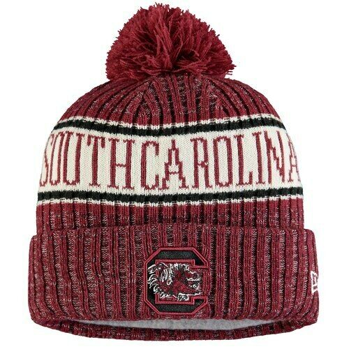 South Carolina Gamecocks Cuffed Knit Hat with Pom