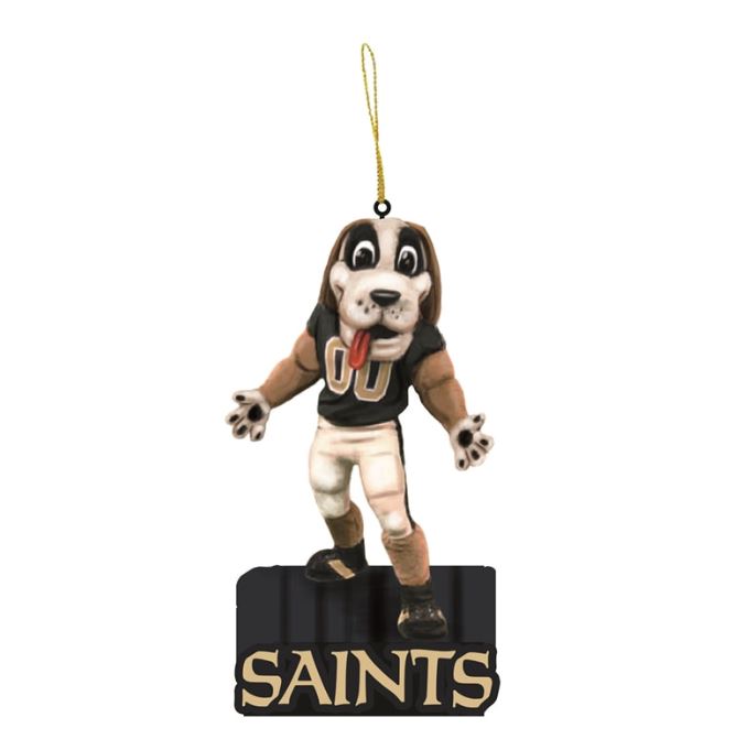 New Orleans Saints Mascot Ornament