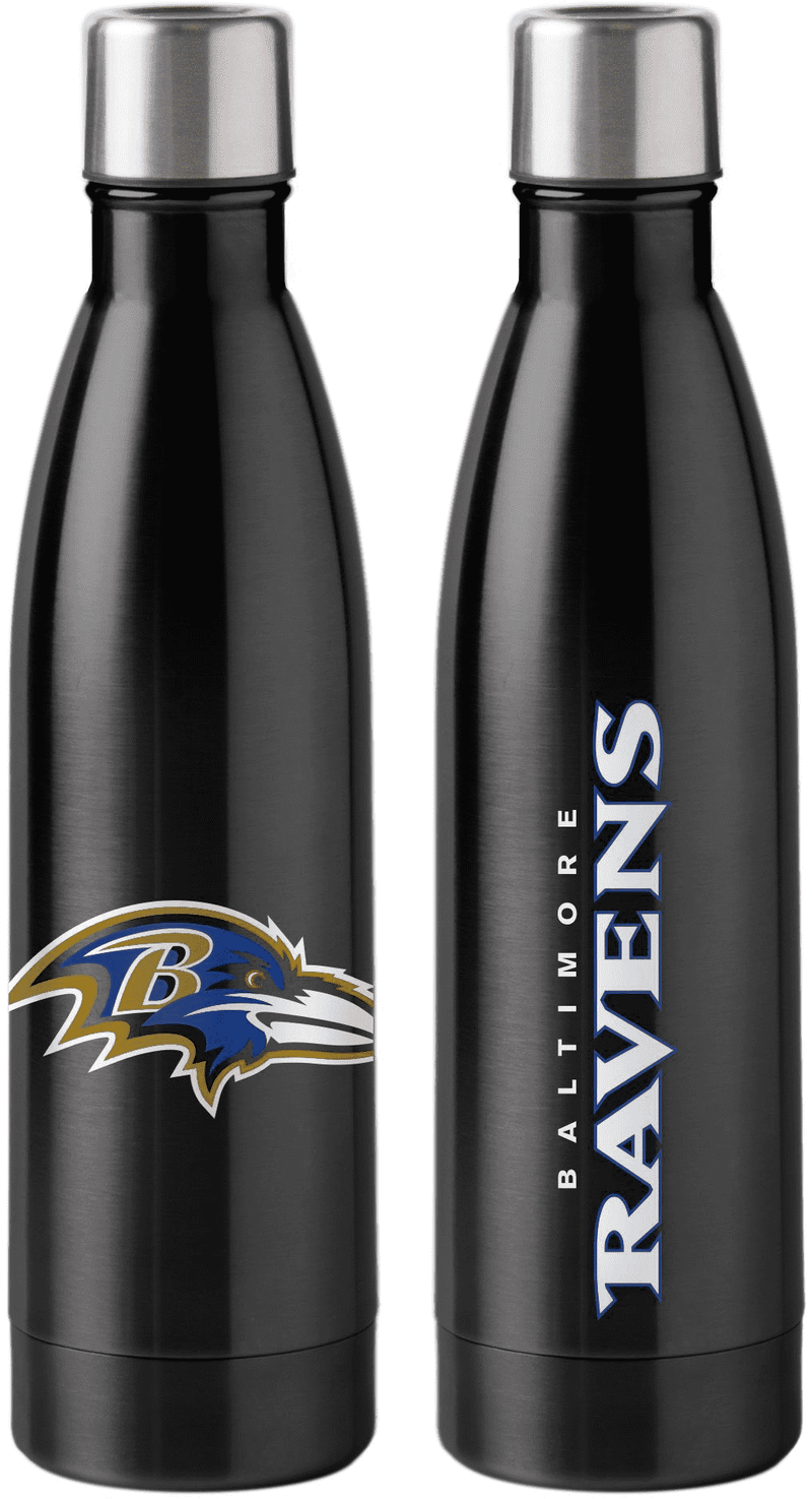 Baltimore Ravens Stainless Steel Water Bottle