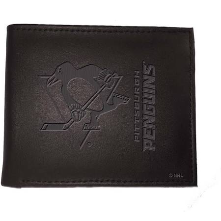 Pittsburgh Penguins - Black Leather Bifold Wallet