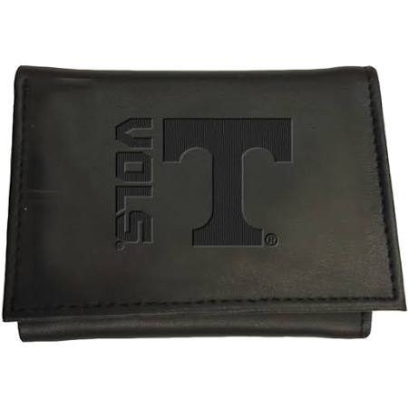 Tennessee Volunteers Black Leather Tri-Fold Wallet