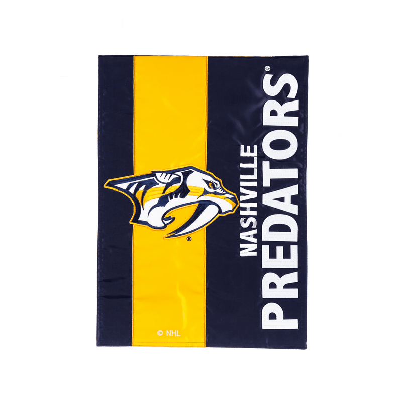 Nashville Predators Striped Garden Flag