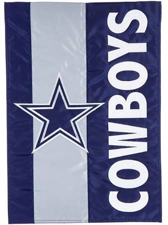 Dallas Cowboys Striped Garden Flag