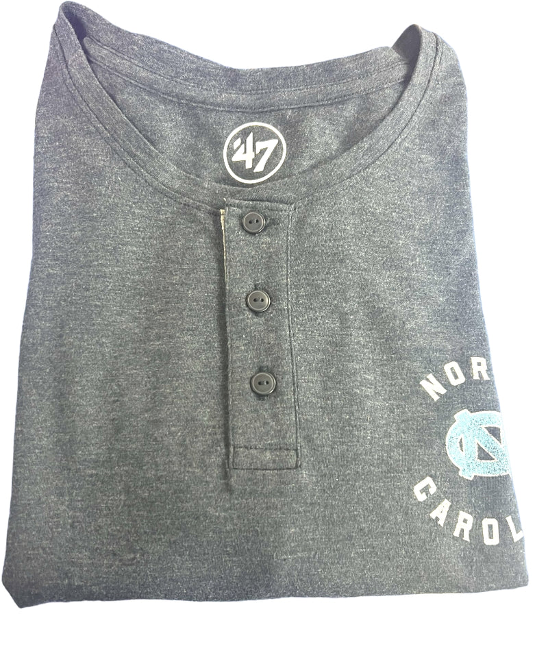 North Carolina Tar Heels - UNC Fall Navy Match Henley Long Sleeve