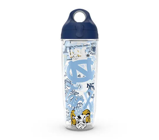 North Carolina Tar Heels - All Over Plastic Tumbler