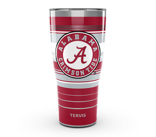 Alabama Crimson Tide - Hype Stripes Stainless Steel Tumbler