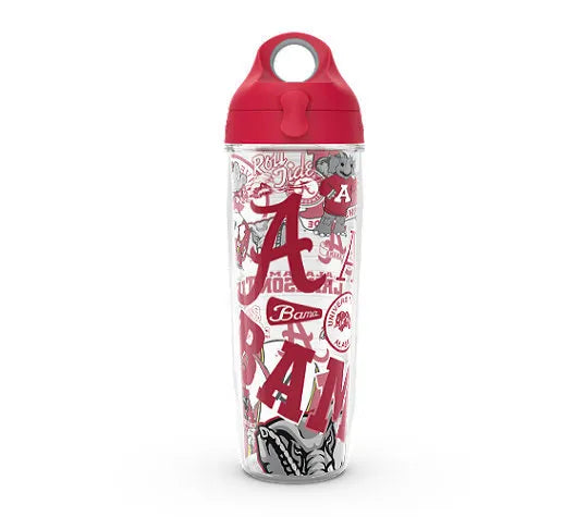 Alabama Crimson Tide - All Over Plastic Tumbler