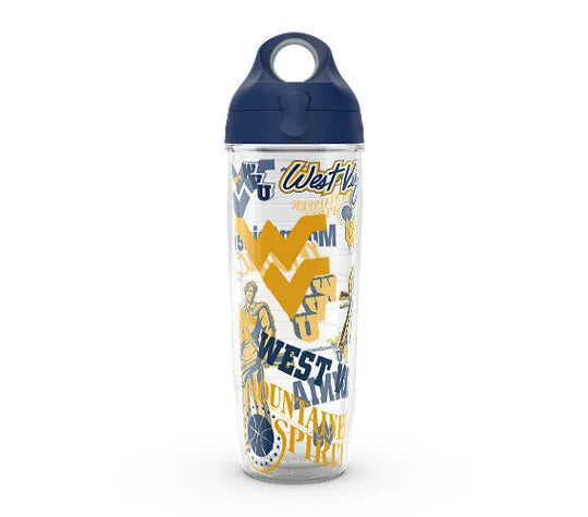 West Virginia Mountaineers - All Over Plastic Tumbler