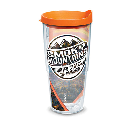 Smoky Mountains Stamp Tumbler