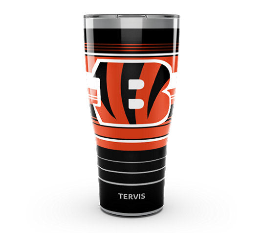 Cincinnati Bengals - NFL Hype Stripes Stainless Steel Tumbler