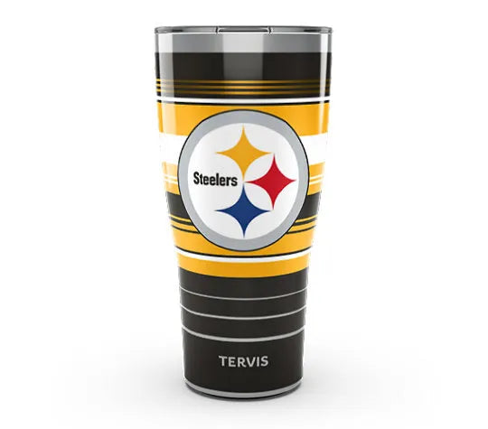 Pittsburgh Steelers - NFL Hype Stripes Stainless Steel Tumbler