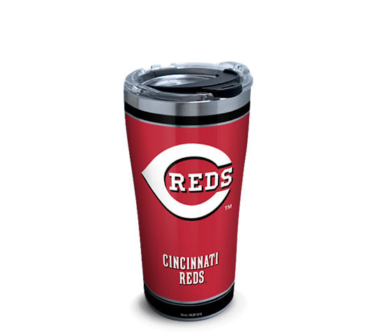 MLB Cincinnati Reds Home Run Stainless Steel With Hammer Lid 20 Oz Tumbler