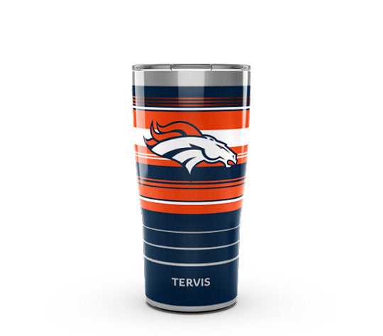 Denver Broncos - NFL Hype Stripes Stainless Steel Tumbler