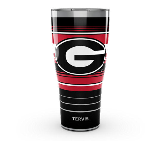 Georgia Bulldogs - Hype Stripes Stainless Steel Tumbler