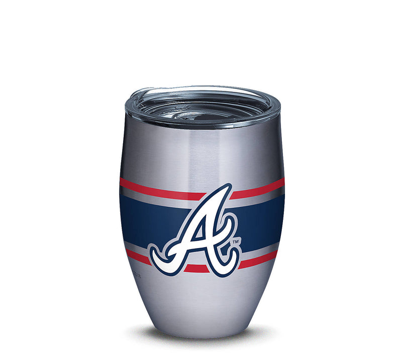 Atlanta Braves - Stripes 12oz Stainless Steel with Slider Lid