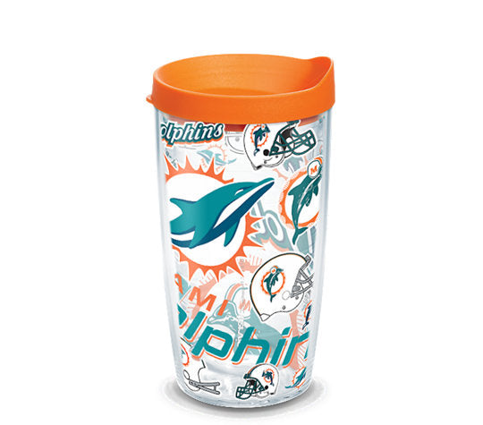 Miami Dolphins - NFL All Over Plastic Tumbler