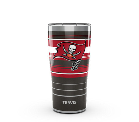 Tampa Bay Buccaneers - NFL Hype Stripes Stainless Steel Tumbler