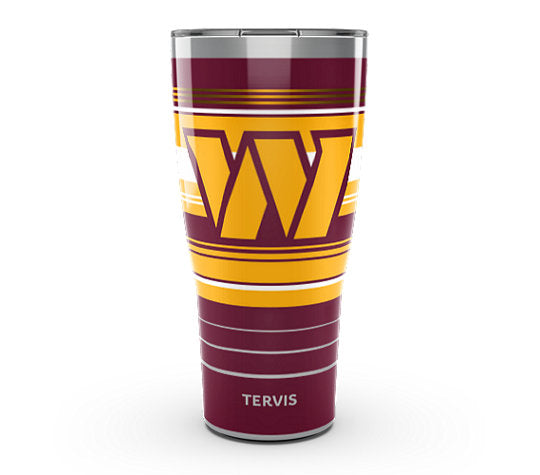 Washington Commanders - NFL Hype Stripes Stainless Steel Tumbler