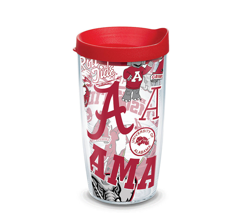 Alabama Crimson Tide - All Over Plastic Tumbler